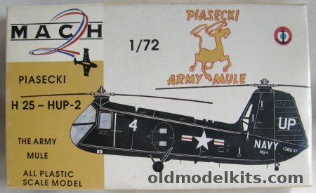 Mach 2 1/72 Piasecki H-25 / HUP-2 Army Mule - US Navy or French Navy, MC0012 plastic model kit
